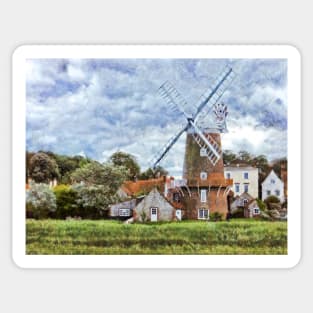 Cley Windmill, Norfolk, England Sticker